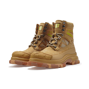Both x CAT Slip-Resistant Crew Outdoor Boots Men's Yellow 1 2718987