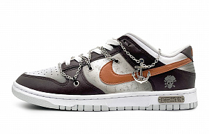 Nike Dunk 'Neutral Grey' Anti-Slip Wear-Resistant Low-Top Skateboard Shoes Women's White Brown 1 2719011