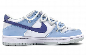 Nike Dunk 'Pure Platinum' Anti-Slip Wear-Resistant Low-Top Skateboard Shoes Men's Blue Purple 1 2719019