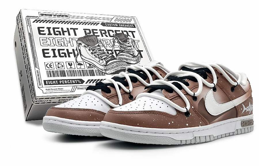 Nike Dunk 'Pure Platinum' Anti-Slip Wear-Resistant Low-Top Skateboard Shoes Men's Gray Brown купить в интернет-магазине Yoocart с быстрой доставкой по России.