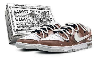 Nike Dunk 'Pure Platinum' Anti-Slip Wear-Resistant Low-Top Skateboard Shoes Men's Gray Brown