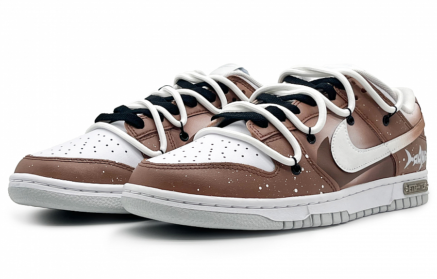 Nike Dunk 'Pure Platinum' Anti-Slip Wear-Resistant Low-Top Skateboard Shoes Men's Gray Brown купить в интернет-магазине Yoocart с быстрой доставкой по России.