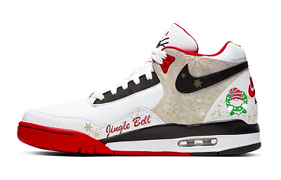 Nike Flight Legacy Vintage Basketball Shoes Men High-Top Red/White