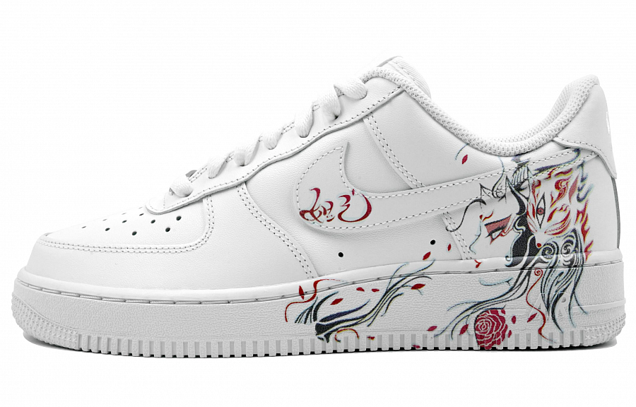 Nike Air Force 1 Low Top Skateboard Shoes Unisex White купить в интернет-магазине Yoocart с быстрой доставкой по России.