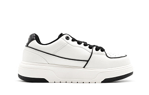 MLB Chunky Liner Street Graffiti Panda Panda Wear-Resistant Height Increasing Low-Top Casual Shoes Unisex Black White 1 2720811