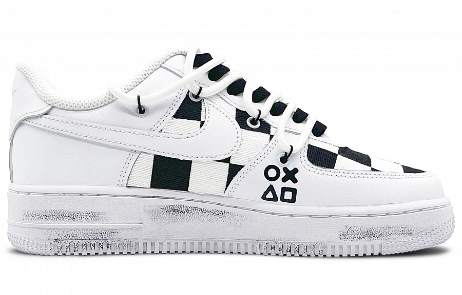 Nike Air Force 1 Low-Top Skateboard Shoes Men's Black White купить в интернет-магазине Yoocart с быстрой доставкой по России.