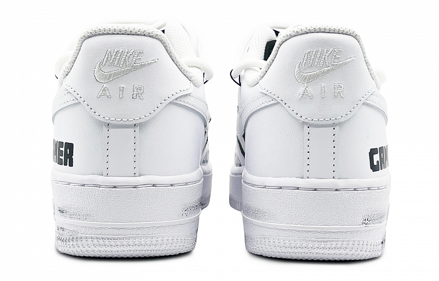 Nike Air Force 1 Low-Top Skateboard Shoes Men's Black White купить в интернет-магазине Yoocart с быстрой доставкой по России.
