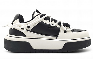 MLB Chunky Liner Low-Top Skateboard Shoes Unisex Black White 1 2721099
