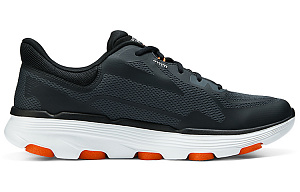 Skechers Cushioning, Wear Resistant Low Top Running Shoes Men's Gray Orange 1 2721660