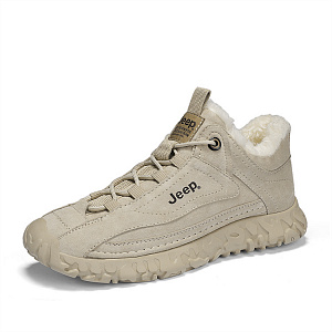 Jeep Warm And Wear Resistant Ankle Length Snow Boots Men's Sand 1 2721723