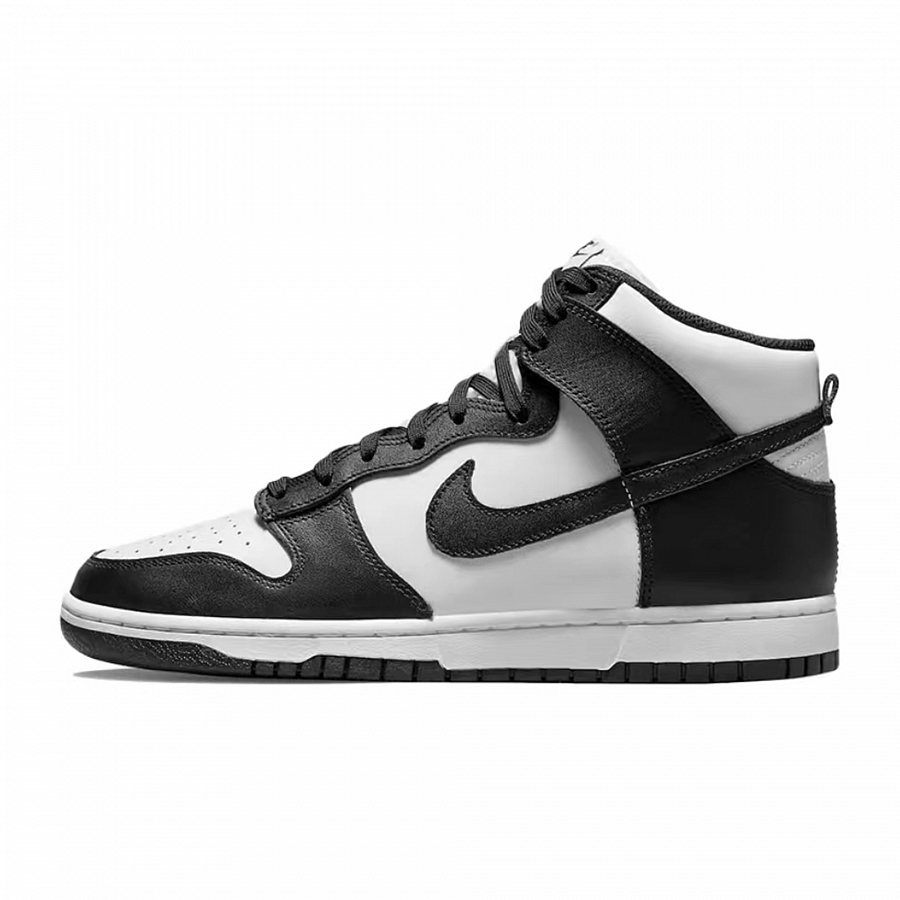 Nike Dunk High Top Vintage Casual Skateboard Shoes Women's Gray White купить в интернет-магазине Yoocart с быстрой доставкой по России.