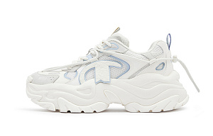 Champion Thousand-Layer Y2K Shoes Low-Top Chunky Sneakers Women's White Blue