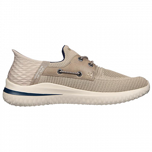 Skechers Hands Free Slip Ins Cushioning Abrasion Resistant Lightweight Low Top Casual Shoes Men's Taupe 1 2723900