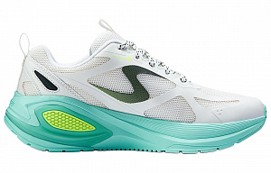 Skechers Cushioned Wear-Resistant Breathable Low-Top Casual Shoes Men's White Green 1 2723948