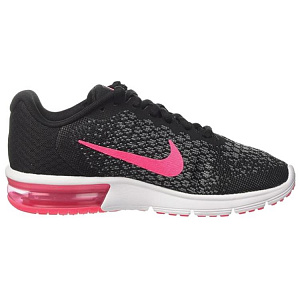 Nike Air Max Sequent 2 Black Vivid Pink Women's 1 2724021