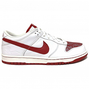 Nike Dunk Low White/Varsity Red White Women's 1 2724146