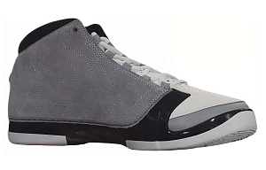 Jordan Air Jordan 23 Slip Resistant Mid Top Vintage Basketball Shoes Men's Gray Black 1 2724163