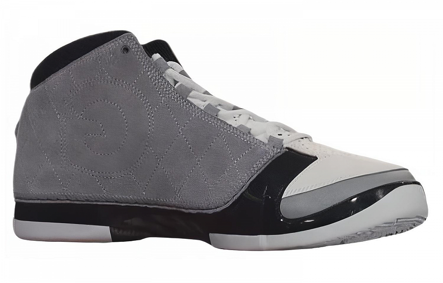 Jordan Air Jordan 23 Slip Resistant Mid Top Vintage Basketball Shoes Men's Gray Black