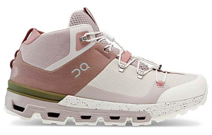 On Cloudtra Cushioning Mid-Top Hiking Shoes Women's Beige Pink 1 2724934