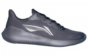 LiNing Cushioned Wear-Resistant Breathable Low-Top Running Shoes Men's Black 1 2725230