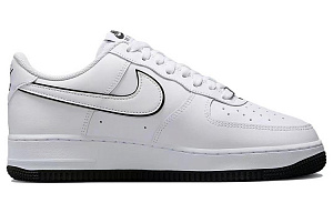 Nike Air Force 1 Low-Top Skateboard Shoes Men's White Black 1 2725261