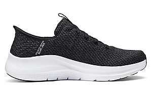 Skechers Low Top Running Shoes Men's Black White 1 2725599