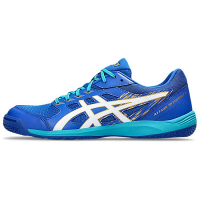Asics Attack Hyperbeat 4 Cushioning Wear-Resistant Low-Top Training Shoes Men's Blue White