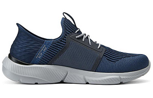 Skechers Durable Breathable Mid-Top Casual Shoes Men's Marine Blue 1 2726180