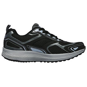 Skechers Cushioning Wear-Resistant Low-Top Training Running Shoes Men's Black Gray 1 2726261