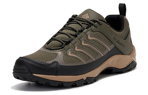 Columbia Cushioning Wear-Resistant Low-Top Hiking Shoes Men's Green Black 1 2726497