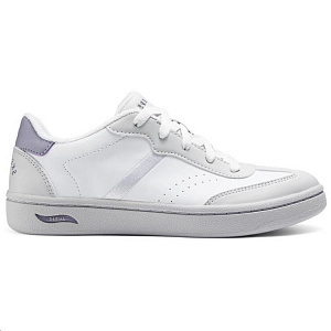 Skechers Modern Comfort Low Top Skateboard Shoes Women's White Gray Purple 1 2726576