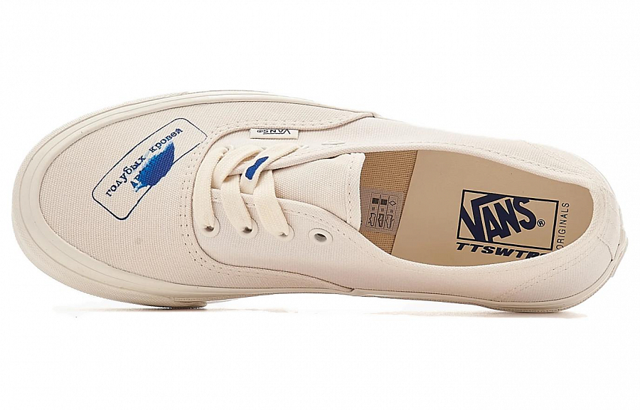 TTSWTRS x Vans Vault Cushioning, Wear Resistant Low Top Skateboard Shoes Unisex Beige купить в интернет-магазине Yoocart с быстрой доставкой по России.