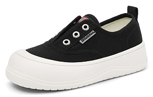 Dickies Low-Top Skateboard Shoes Women's Black 1 2726934