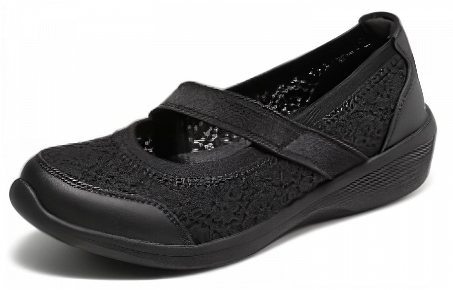 Skechers Modern Comfort Cushioned Wear-Resistant Lightweight Low-Top Casual Shoes Women's Black купить в интернет-магазине Yoocart с быстрой доставкой по России.
