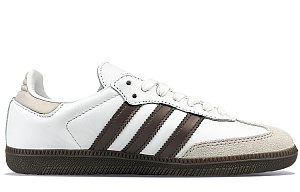 Adidas Originals Samba Low-Top Skateboard Shoes Unisex Brown White 1 2727014