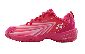 YONEX Cushioned Slip-Resistant Breathable Moisture-Wicking Coverage Low-Top Badminton Shoes Unisex Peach Red