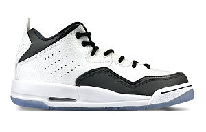 Jordan Courtside 23 Cushioning Anti-Slip And Wear-Resistant Mid-Top Vintage Basketball Shoes Men's Black White Blue 1 2727270