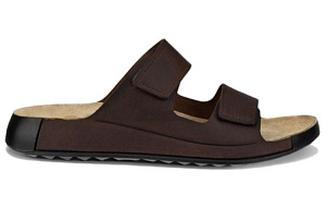 Ecco Massage Antibacterial Quick Dry Slide Slippers Men's Brown 1 2727282