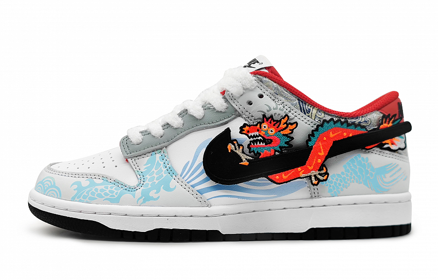Nike Dunk Low-Top Skateboard Shoes Women's Gray Cyan купить в интернет-магазине Yoocart с быстрой доставкой по России.
