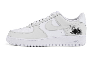 Nike Air Force 1 Air Force 1 Low-Top Skateboard Shoes Men's Light Gray