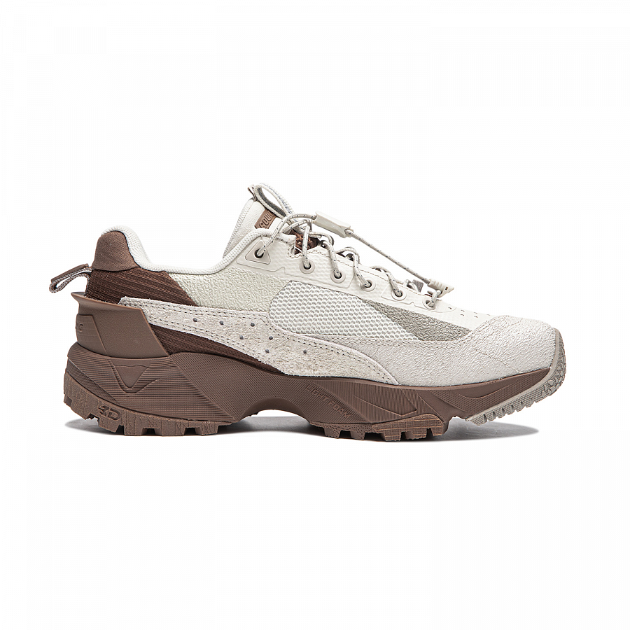 LiNing CF Hiking Pro Water-Resistant Low-Top Casual Shoes Women's Gray Brown купить в интернет-магазине Yoocart с быстрой доставкой по России.