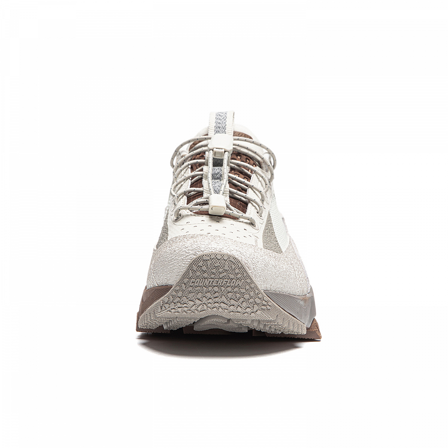 LiNing CF Hiking Pro Water-Resistant Low-Top Casual Shoes Women's Gray Brown купить в интернет-магазине Yoocart с быстрой доставкой по России.