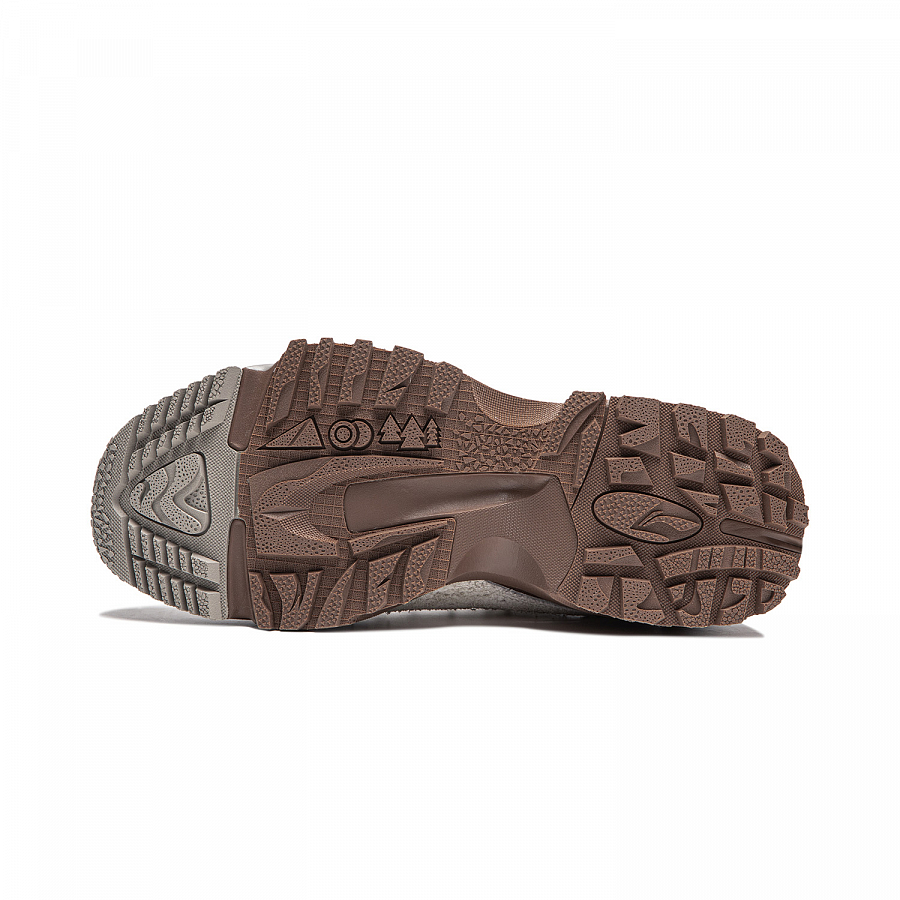 LiNing CF Hiking Pro Water-Resistant Low-Top Casual Shoes Women's Gray Brown купить в интернет-магазине Yoocart с быстрой доставкой по России.