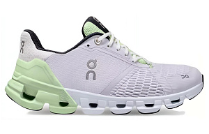 On Cloudflyer Durable Breathable Low-Top Running Shoes Women's White Green 1 2728822