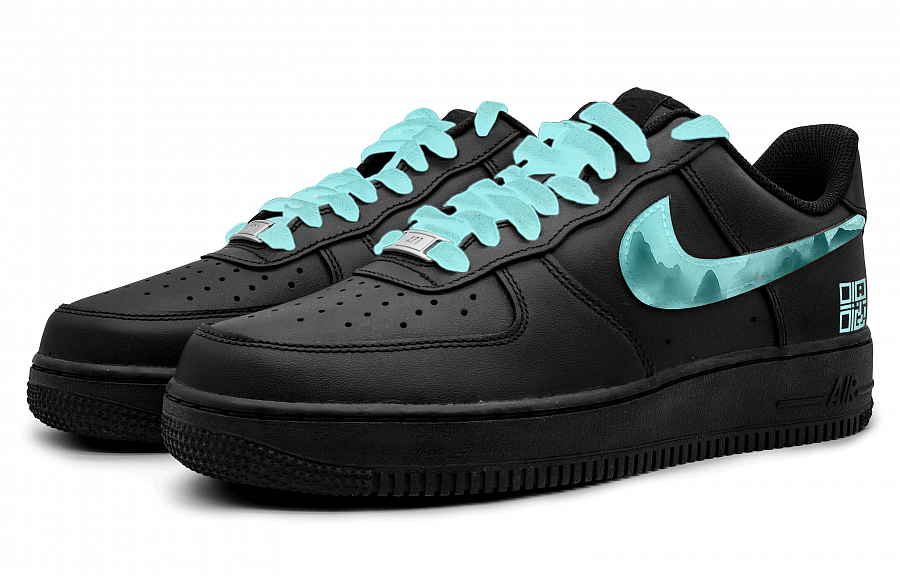Nike Air Force 1 Low-Top Skateboard Shoes Unisex Dark Green купить в интернет-магазине Yoocart с быстрой доставкой по России.