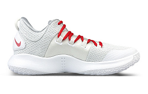 Nike Hyperdunk X Low 10 Cushioned Slip-Resistant Low-Top Basketball Shoes Men's White Red 1 2729158