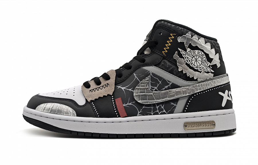 Jordan Air Jordan 1 Vintage Basketball Shoes Women's Mid Top Black купить в интернет-магазине Yoocart с быстрой доставкой по России.