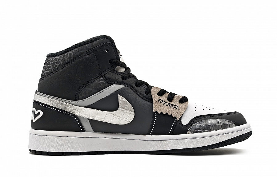Jordan Air Jordan 1 Vintage Basketball Shoes Women's Mid Top Black купить в интернет-магазине Yoocart с быстрой доставкой по России.