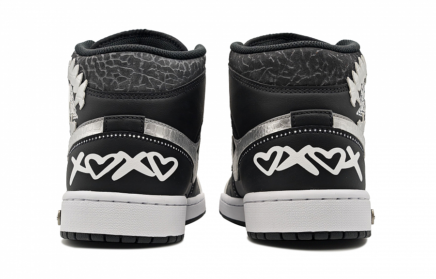Jordan Air Jordan 1 Vintage Basketball Shoes Women's Mid Top Black купить в интернет-магазине Yoocart с быстрой доставкой по России.