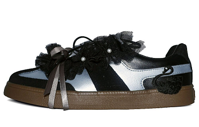 LiNing Yunchuan Low-Top Skateboard Shoes Women's Black Silver